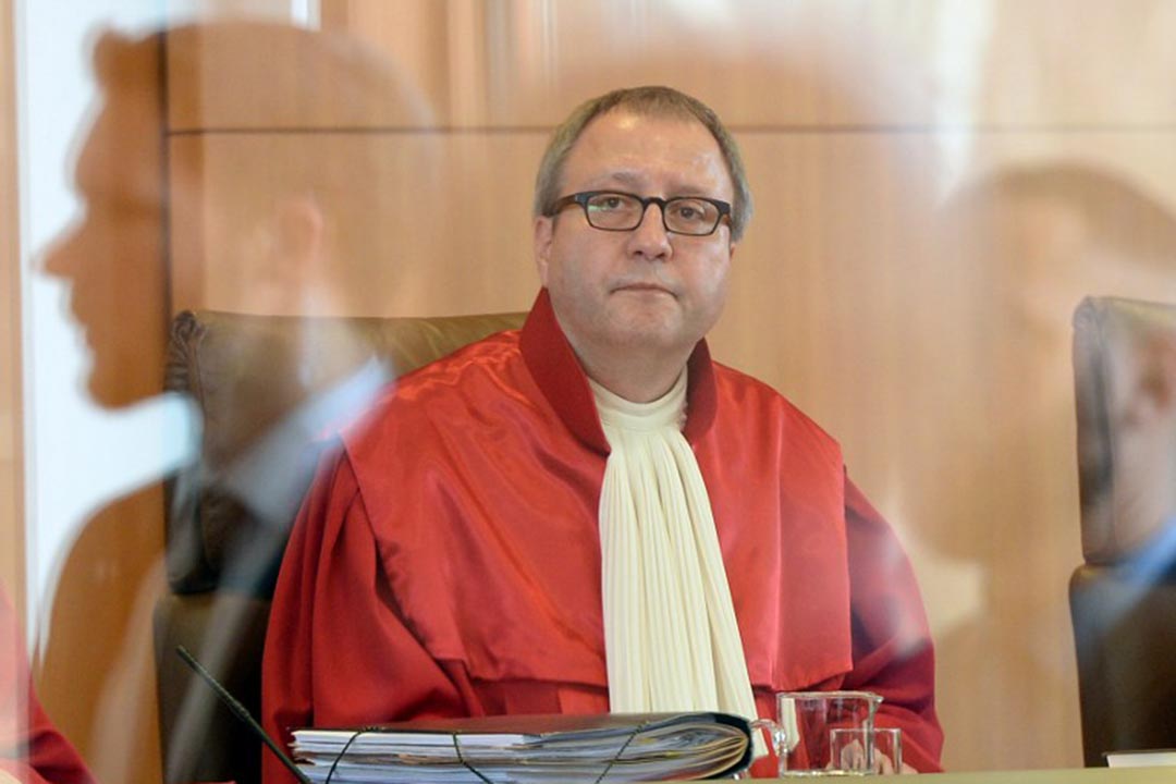 德国宪法法院院长佛斯库勒(Andreas Voßkuhle)。摄:MARIJAN MURAT/DPA/AFP