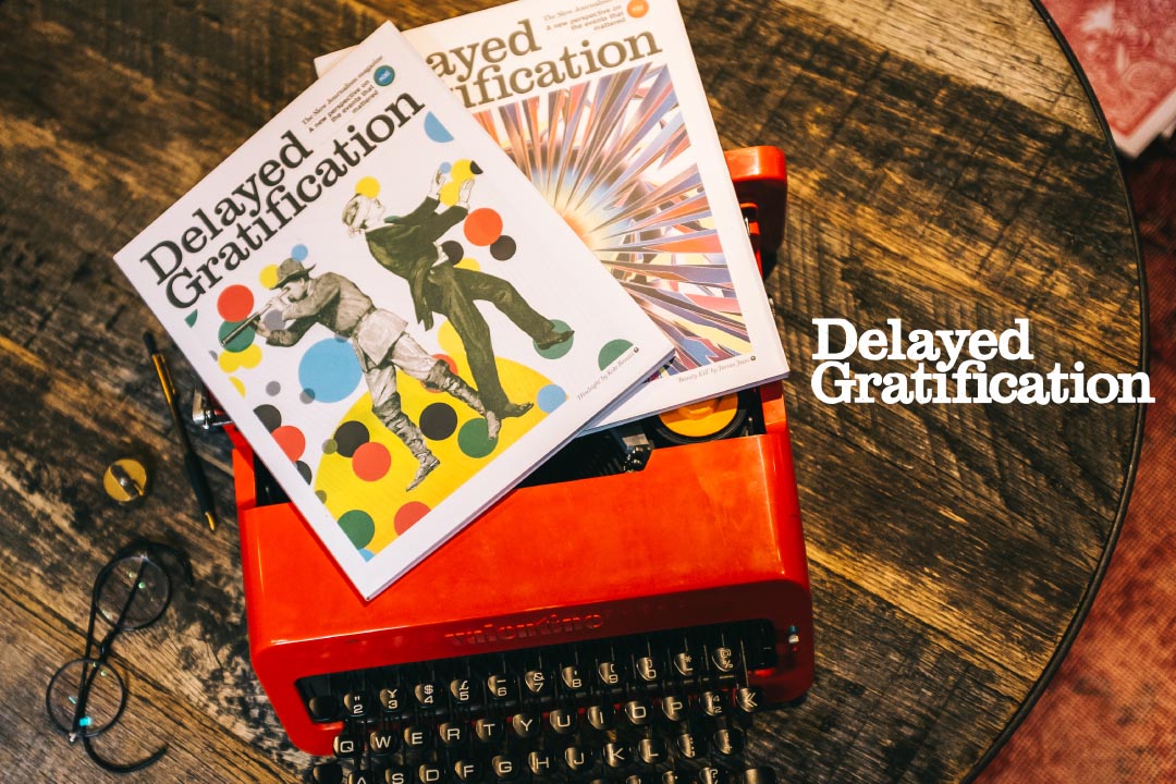 主打“慢新闻学”的《Delayed Gratification》拉开时空，挖掘真相。设计：Tsengly / 端传媒