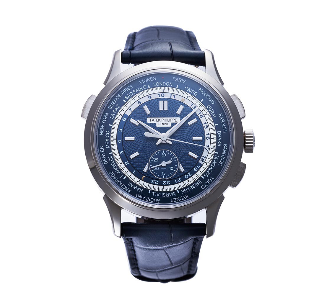 Patek Philippe World Time Chronograph.摄：陈文浩、Kenny Li