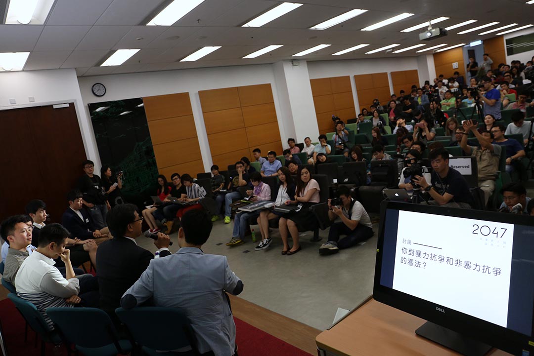 端傳媒與香港大學合辦論壇,吸引近200名觀眾。攝:盧翊銘/端傳媒