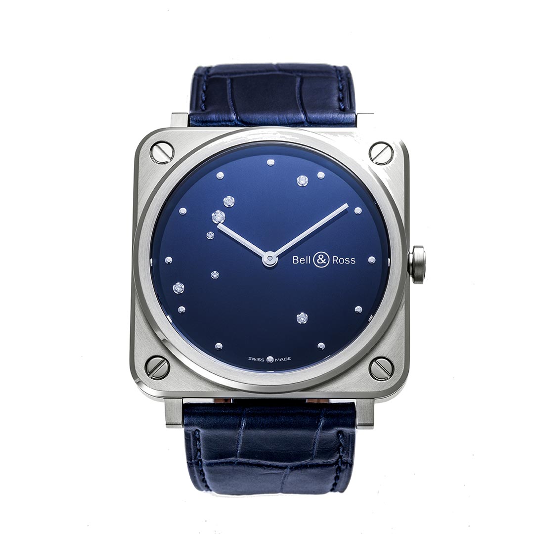 Bell & Ross S Diamond Eagle Sky Blue.摄：陈文浩、Kenny Li