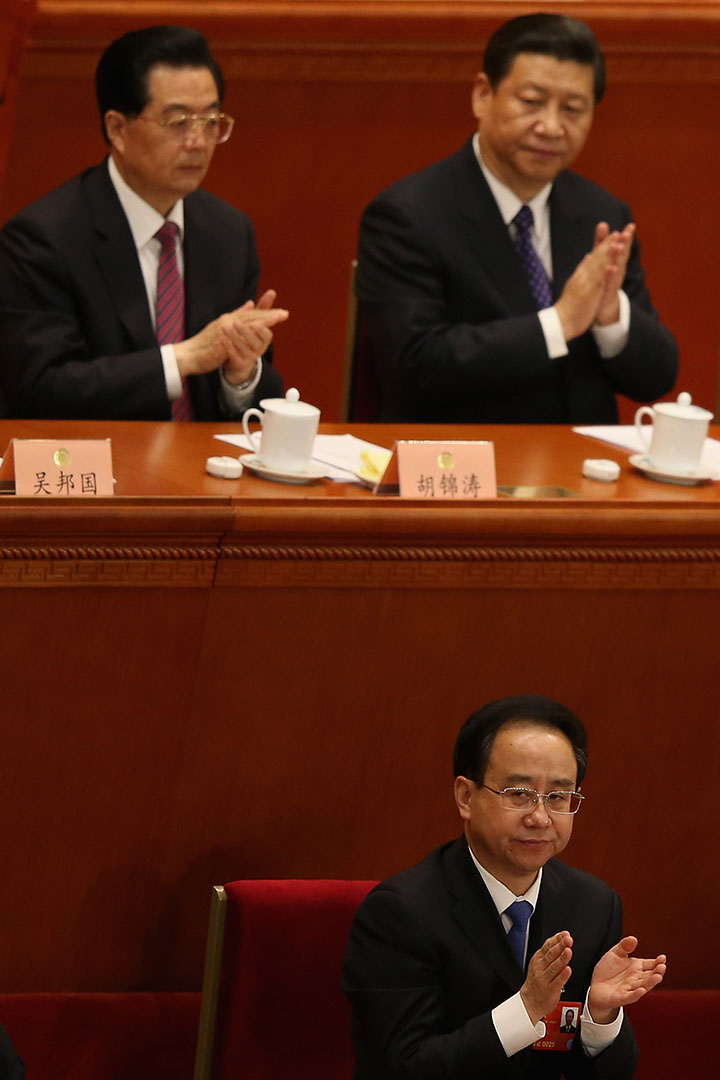 全國委員會副主席、中共中央統戰部部長令計劃。