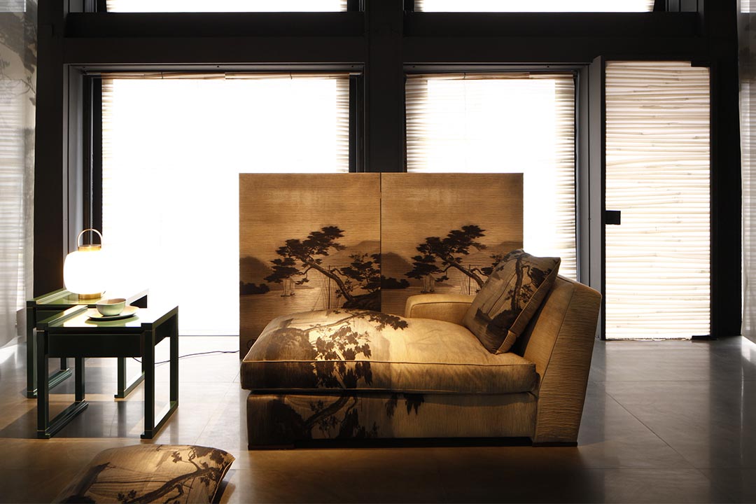 Armani Casa 2016年度的新家具系列从山水画作为灵感出发。摄：Leo Chan