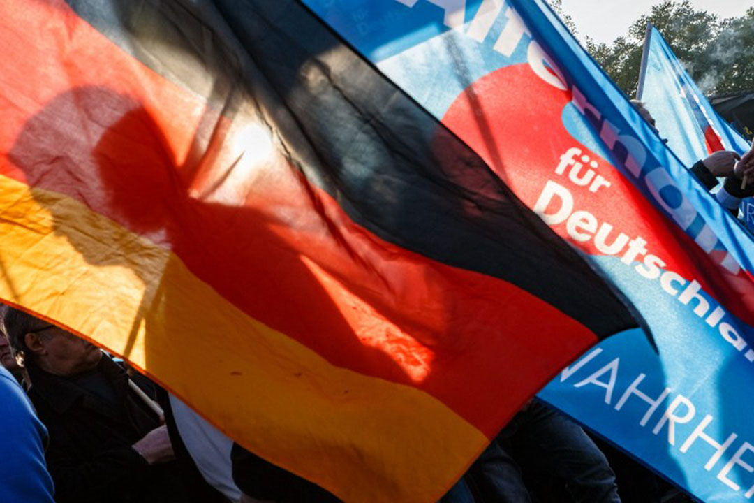 AfD的政党支持率攀升到史上最高的15%,排名全国第三。