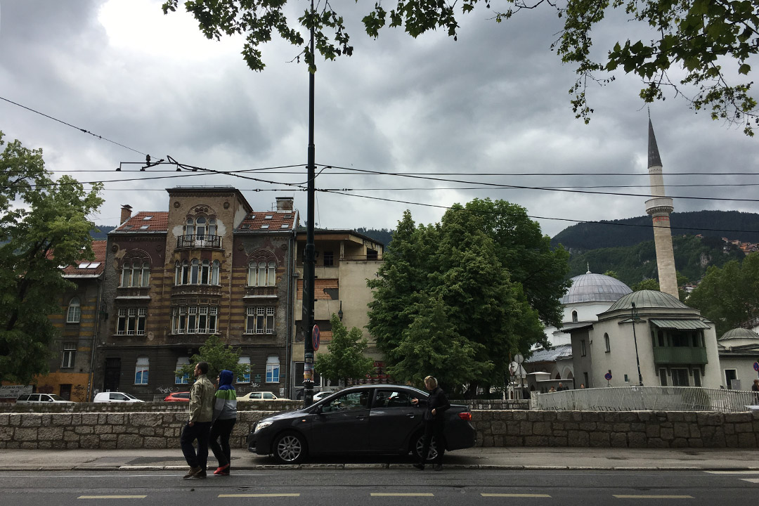 萨拉热窝街道。