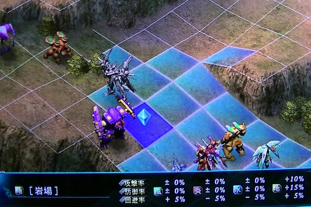 除了机体,作为战棋游戏,还需考虑每一回合行动策略、地形距离等细节。