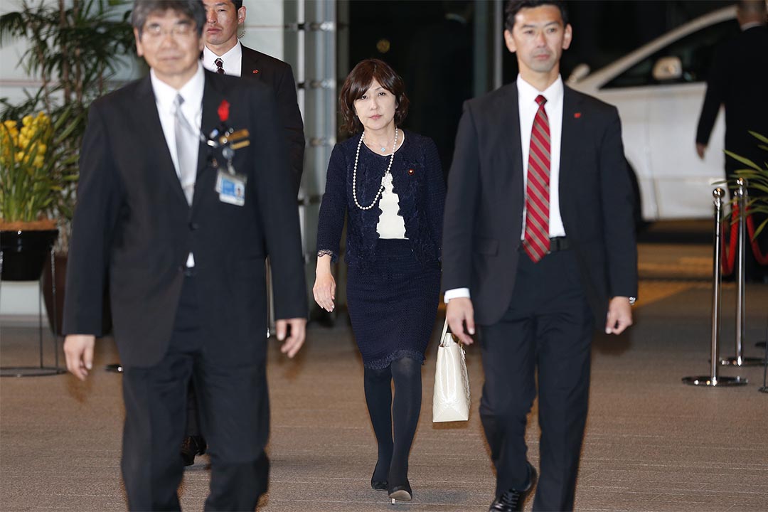 2012年12月26日,時任行政改革大臣的稻田朋美。