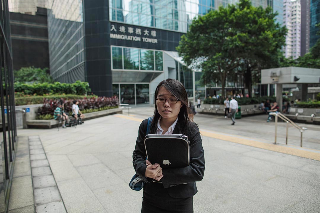 就讀政治學與法學的梁麗幗上月已經完成實習,她期望將來成為一個主力於人權法方面的律師。
