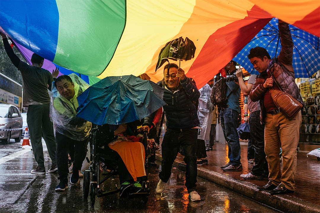 2016年11月26日,香港同志遊行。
