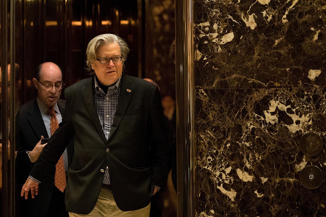 Breitbart前總經理班農(Stephen Bannon)。