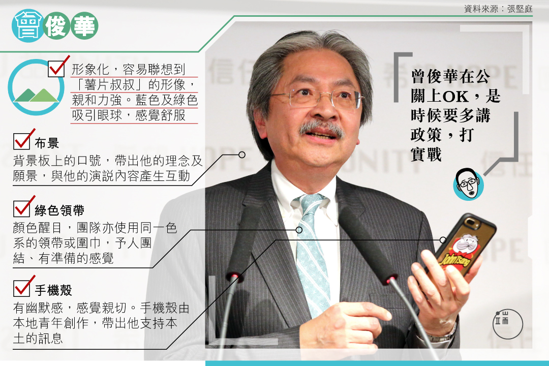 曾俊華宣布參選一刻,傳遞了什麽訊息? 圖:端傳媒設計部