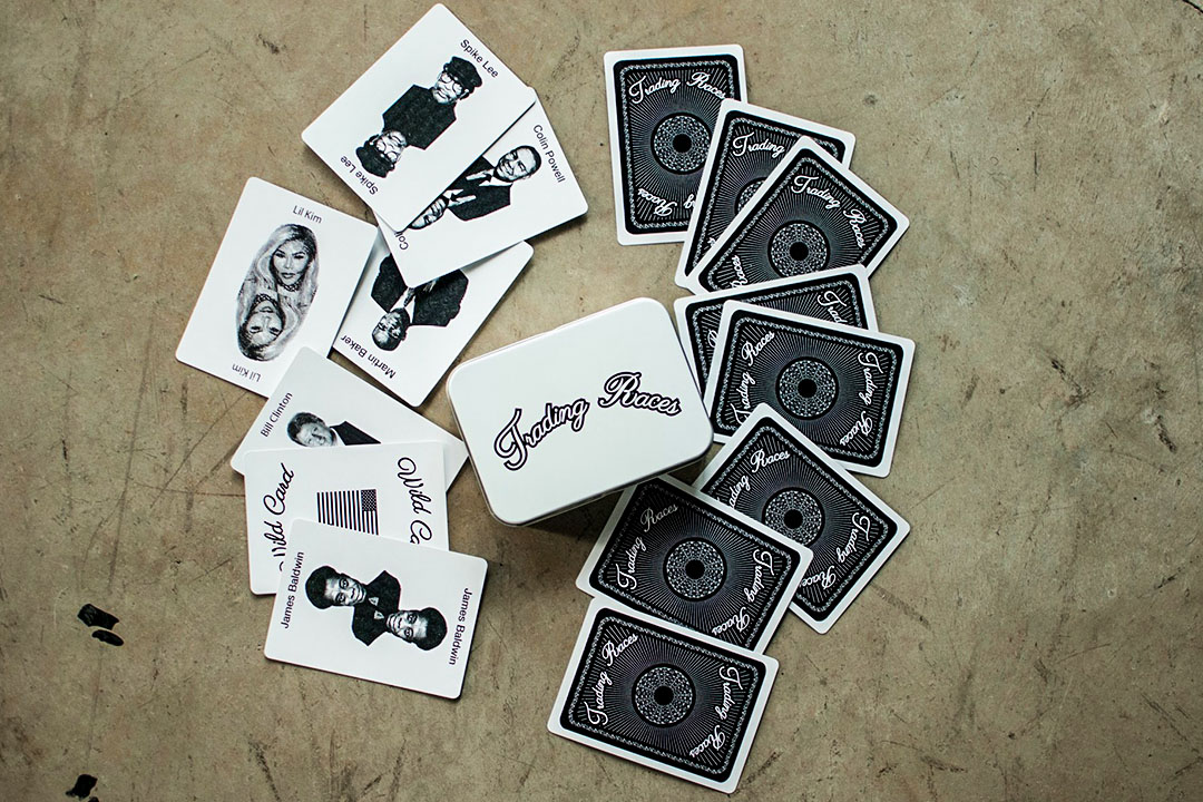 Kenyatta Forbes設計的遊戲卡牌「Trading Races」。