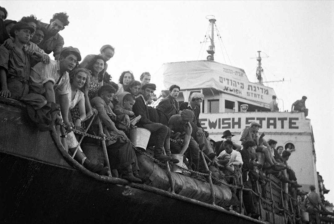 1947年,英國當局驅逐猶太移民。