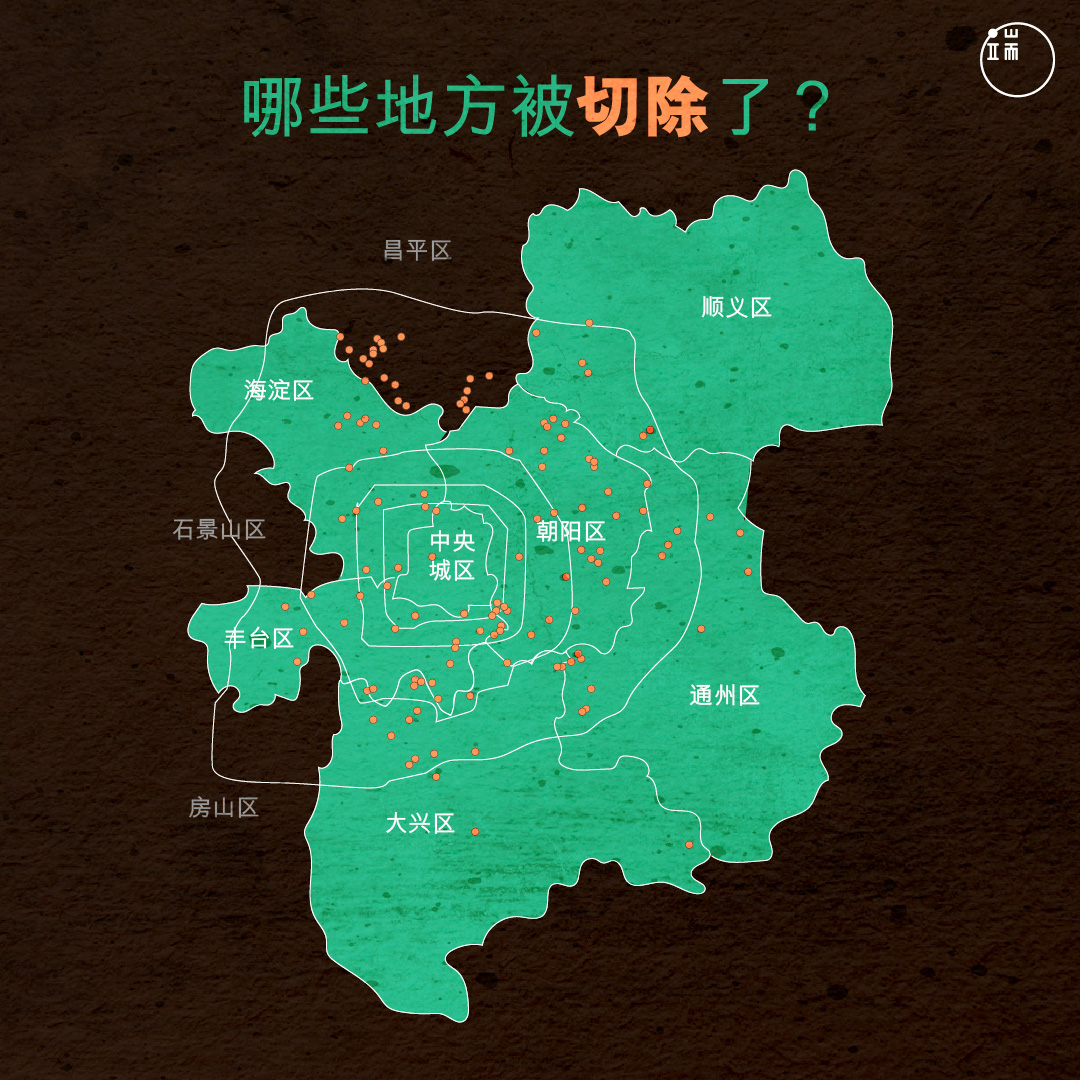 哪些地方被「切除」了?
