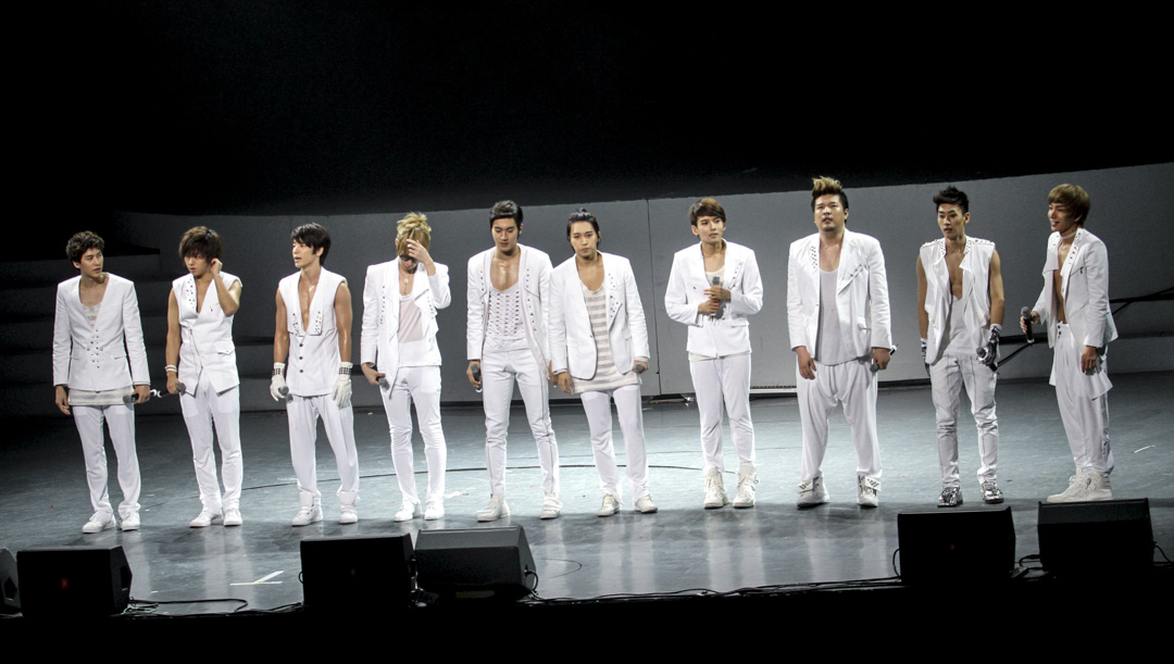 2010年5月30日，Super Junior  在上海世博會演出。