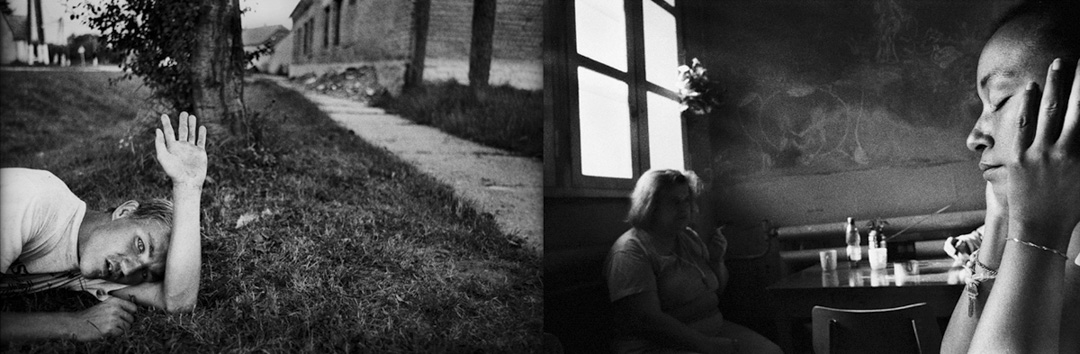 【蒸发 Evaporation】黑白平面摄影系列 (左) Gilvánfa, Hungary (右) Prague, Czech (2003-2013) 。