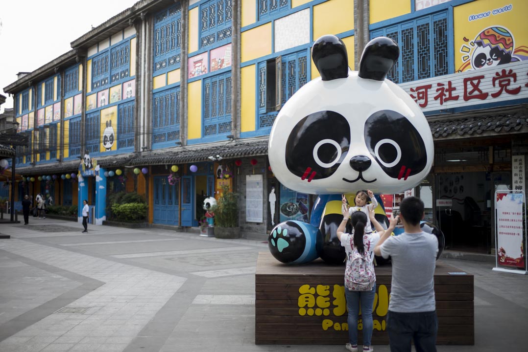 2018年,都江堰新建小学。