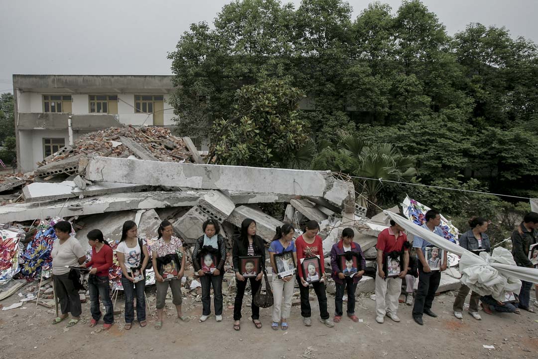 2008年,绵竹富新第二小学。