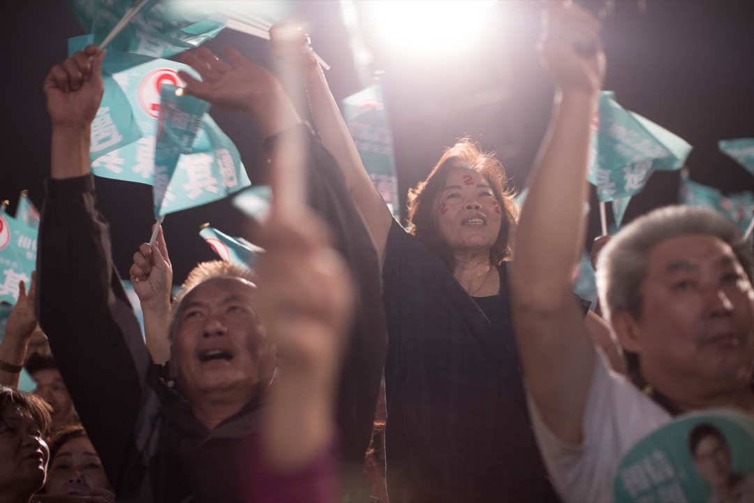 2018年11月23日,台灣高雄市長候選人陳其邁舉行選前之夜造勢晚會。