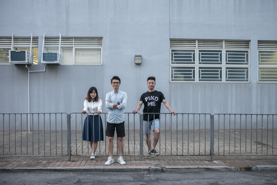 實驗團隊「行多步實驗室」成員Hermion、阿霖與阿徐。