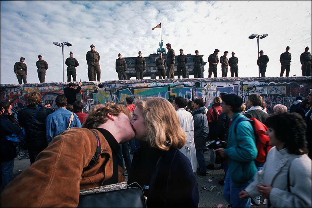 1989年11月11日,德國柏林圍牆。