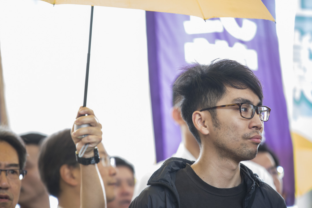 2019年4月10日,占中九子案判决,钟耀华到达法院。