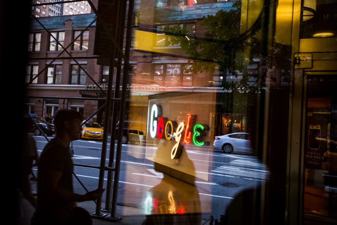 2016年8月22日,谷歌紐約辦公室。攝:Michael Nagle/Bloomberg via Getty Images