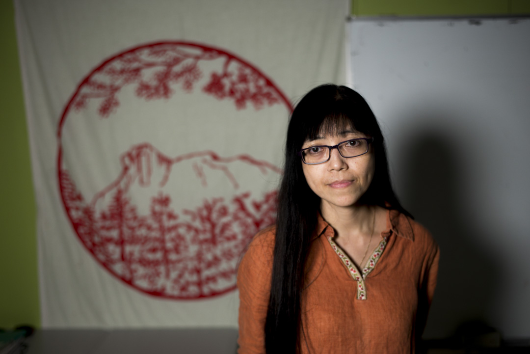 香港社會工作者總工會總幹事許麗明。