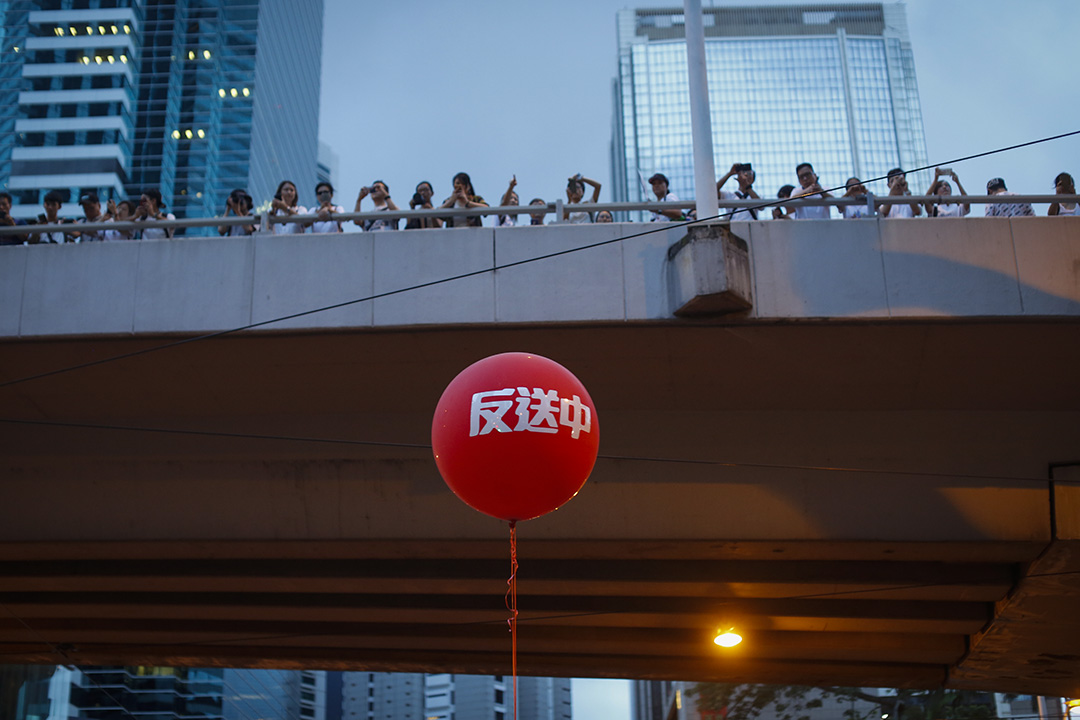 2019年6月9日,民间人权阵线发起“反送中”游行。