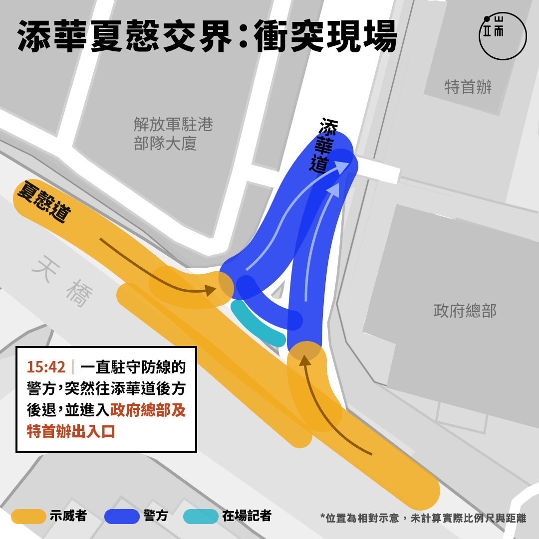 添華夏慤交界:衝突現場。