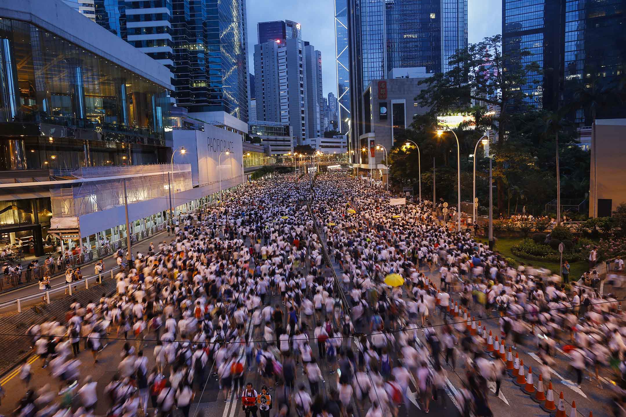 2019年6月9日,103萬港人上街反對《逃犯條例》修訂,創回歸後歷史新高。