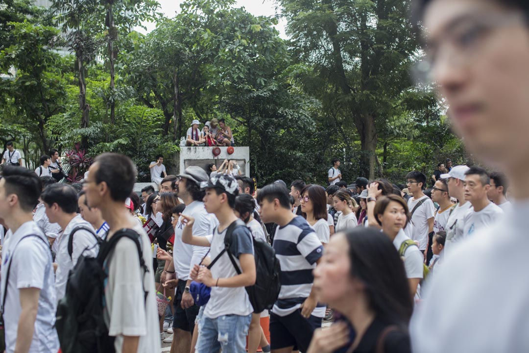 2019年6月9日,民阵发起反对《逃犯条例》修订的“反送中”大游行。