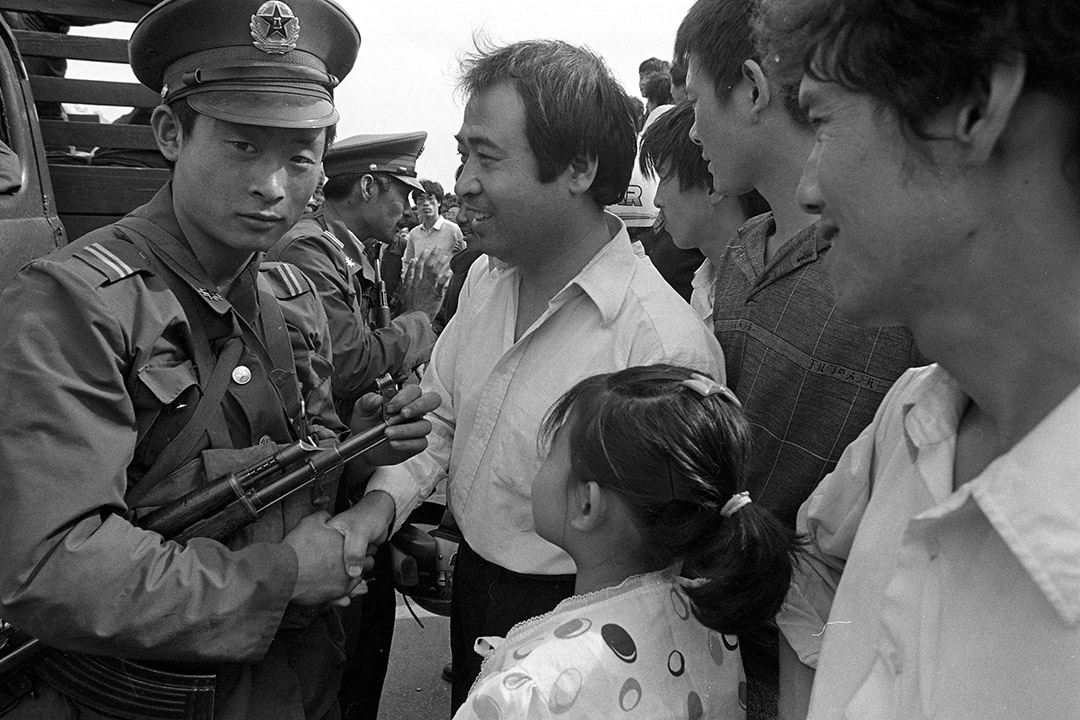 1989年5月23日,北京學運。
