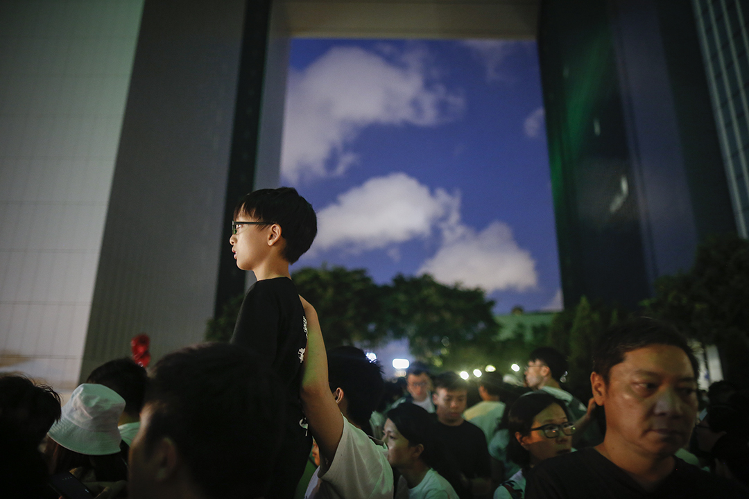 2019年6月9日,民间人权阵线发起“反送中”游行。