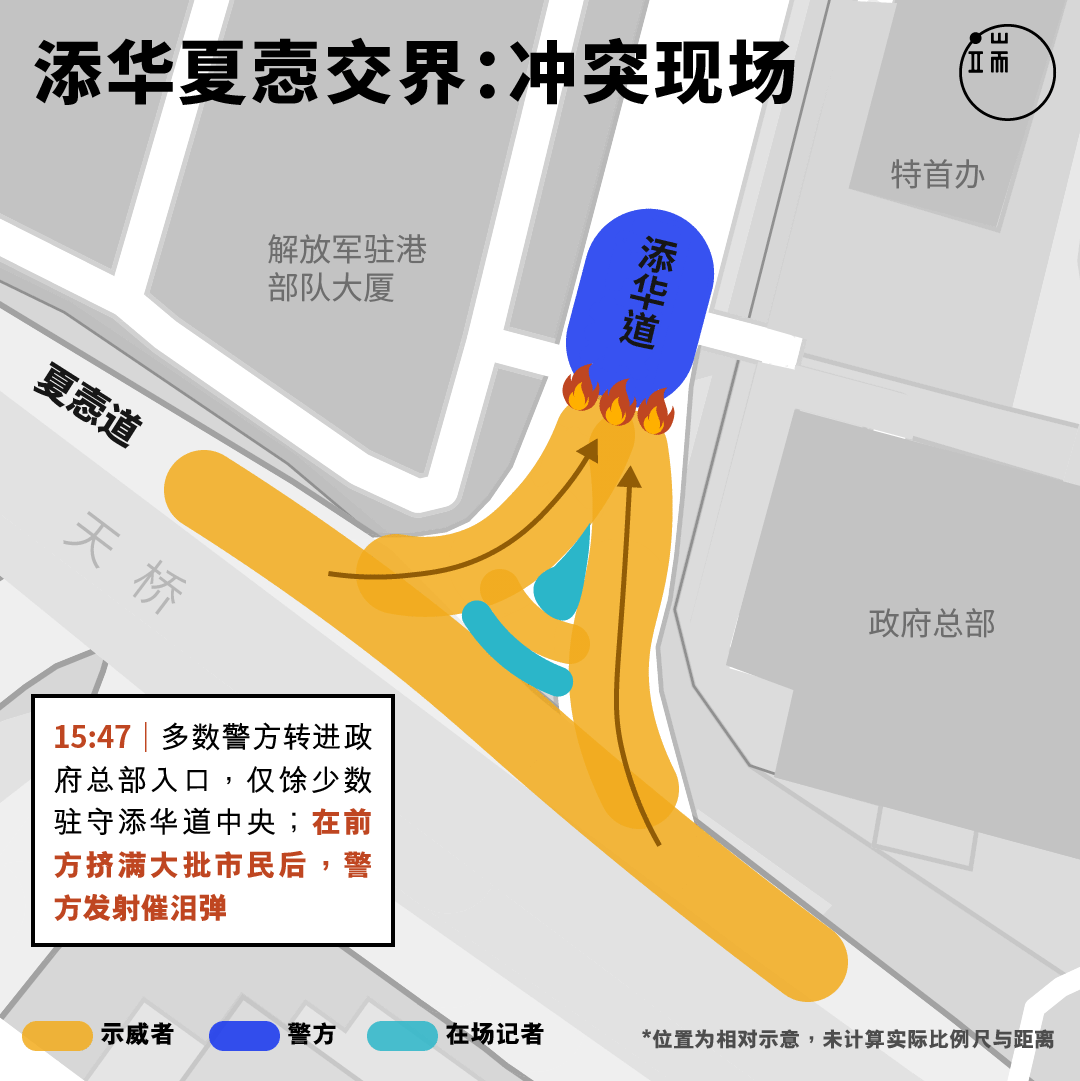 添华夏悫交界:冲突现场。