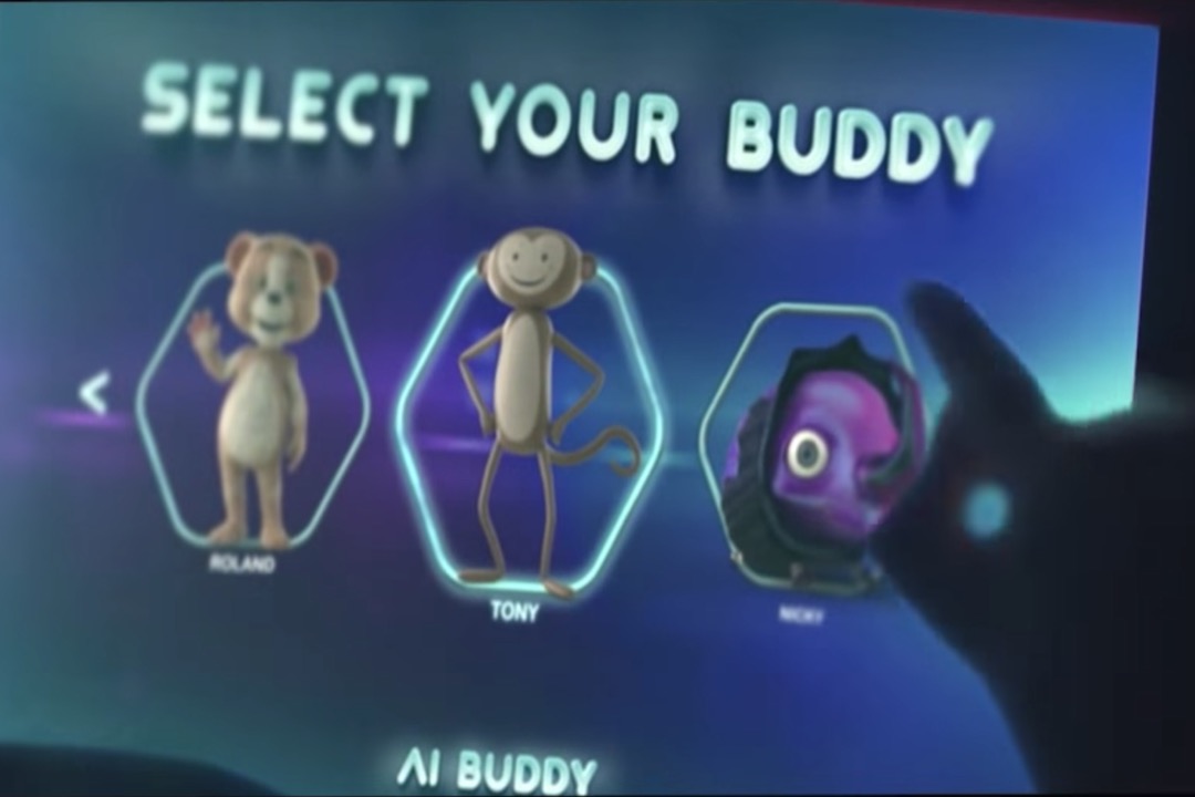 AI Buddy项目为现役军人的子女(自杀机率较高)提供虚拟交流服务,并向监护人提供心理健康报告。