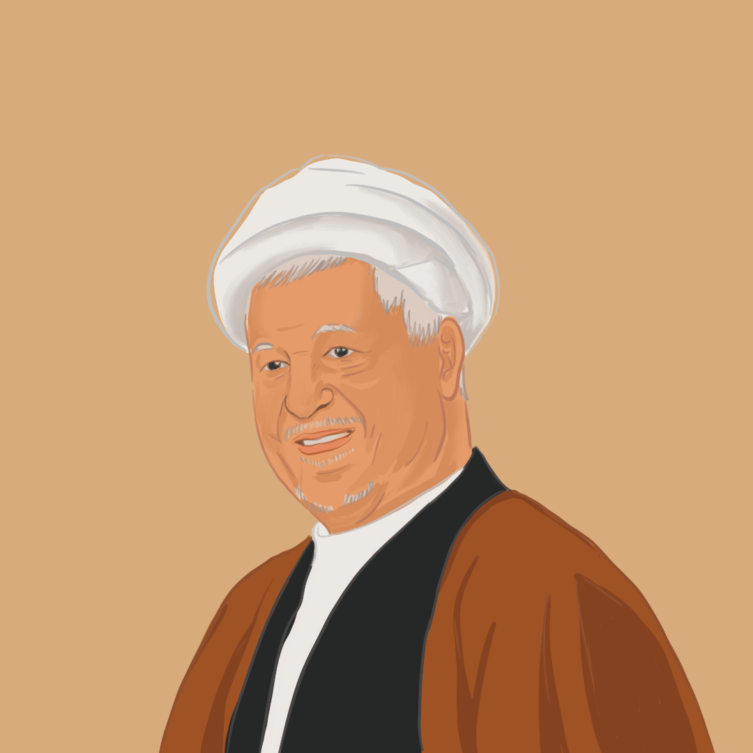 阿克巴爾·拉夫桑賈尼(1934-2017),伊朗革命元老,1989-1997年為伊朗總統。