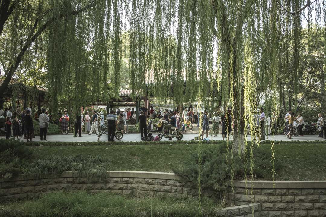 格格说:“菖蒲河公园就是我们的幼儿园,能让我们一帮‘老儿童’散心解闷也是好的。”