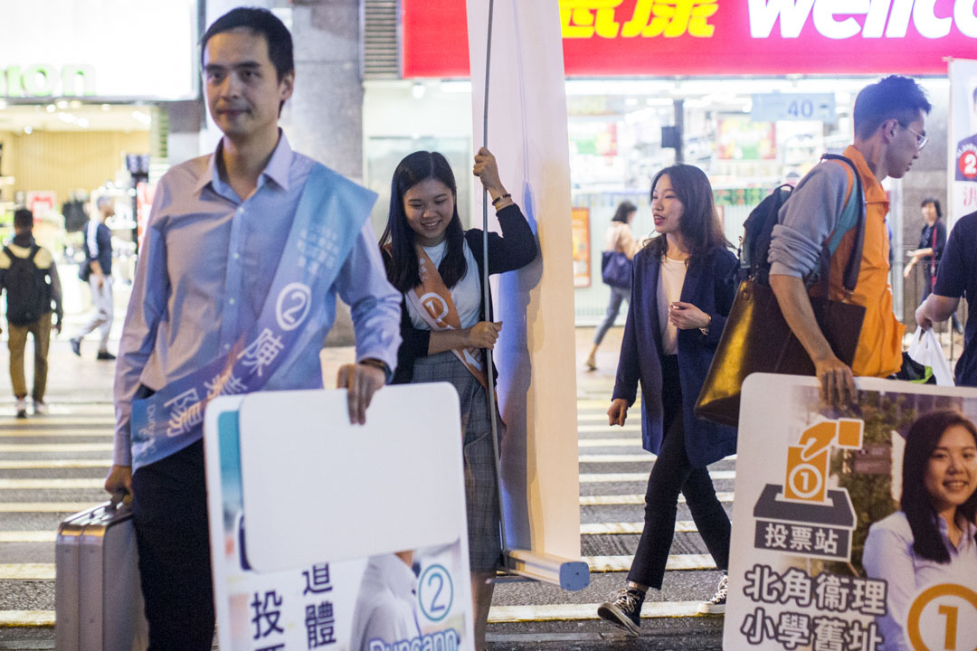 23岁的福建第三代的素人傅佳琳,出战被视为“建制派老巢”的北角选区。