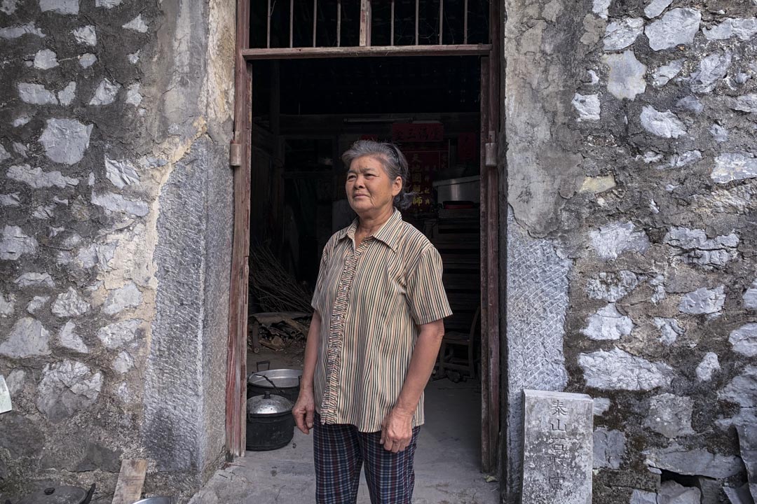 清塘村的貧困戶唐子玲。