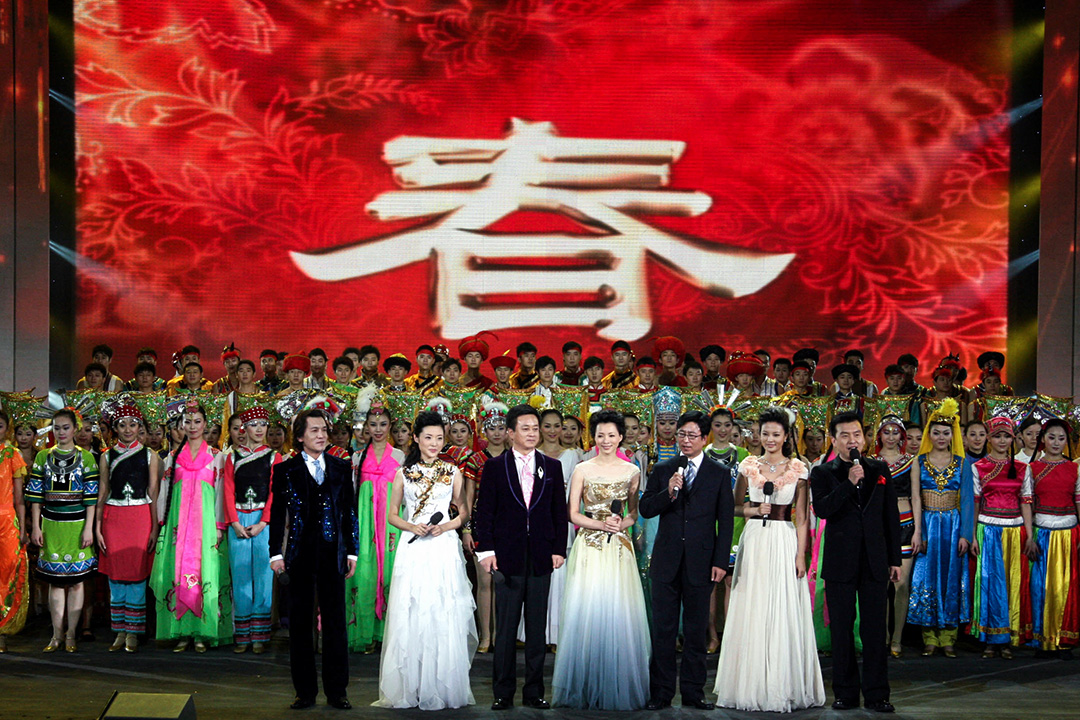 2008年1月29日,北京,2008年央视春晚第三次彩排。