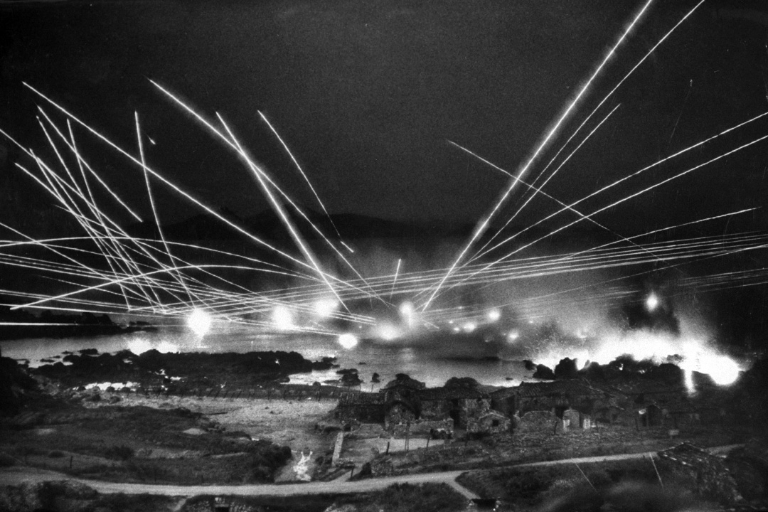 1957年5月1日，中國國民黨軍在馬祖進行軍事演習。