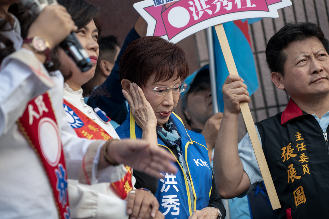 國民黨台南立委候選人洪秀柱。