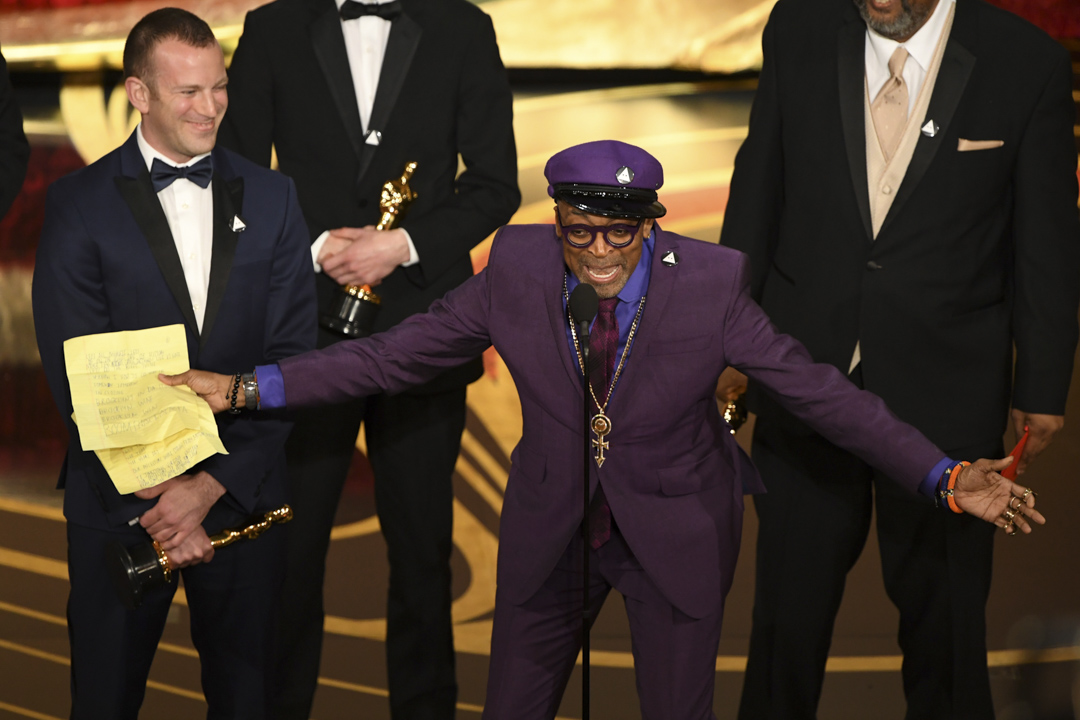 2019年2月24日,Spike Lee 以《BlacKkKlansman 黑色黨徒》獲得第91屆奧斯卡金像獎最佳原創劇本獎。
