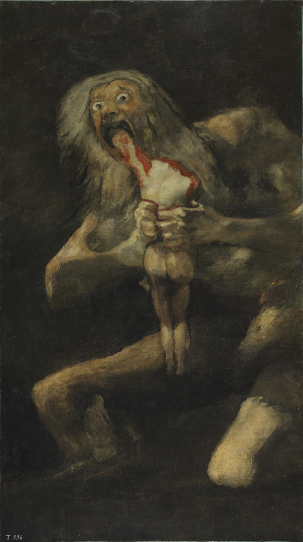 《農神吞噬其子》 (Saturn Devouring His Son) 。