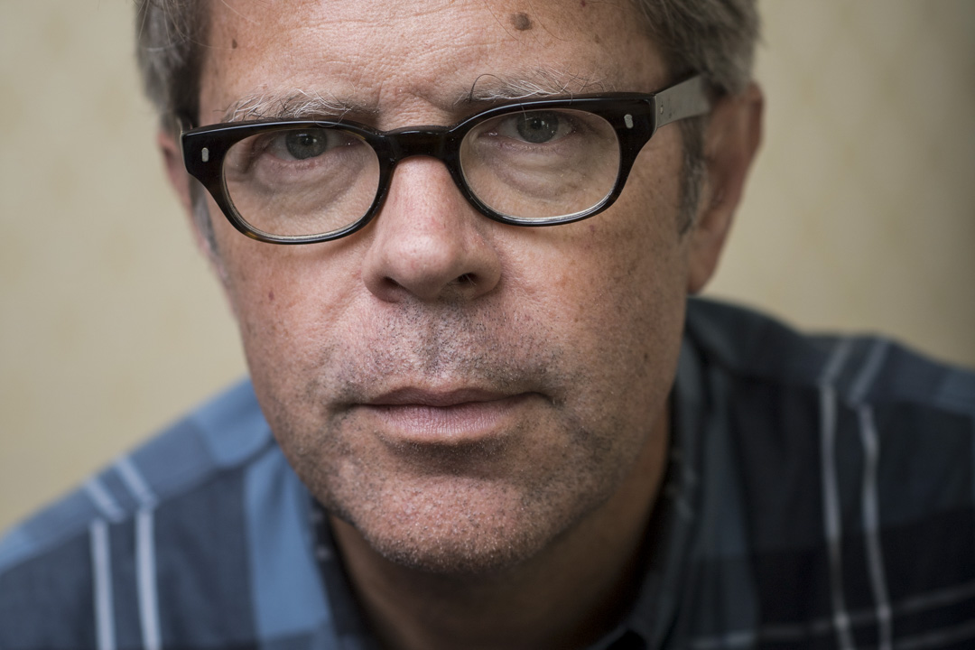 美國作家強納森·法蘭岑(Jonathan Franzen),攝於2017年。