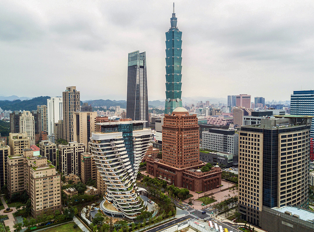 2019年3月30日,台北101大樓。