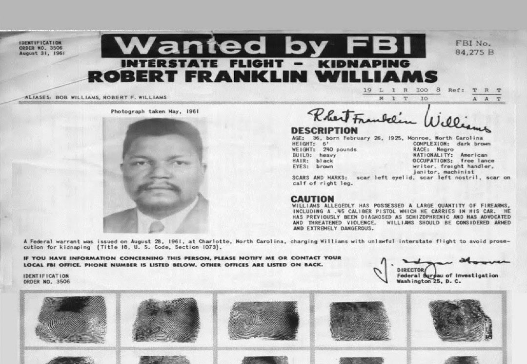 武裝自由鬥士羅伯特·威廉姆斯（Robert Williams）。