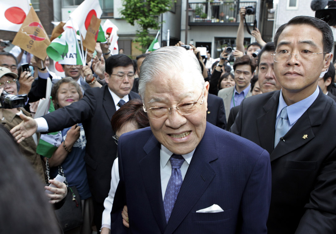 2007年5月31日,台湾前总统李登辉访问日本东京。