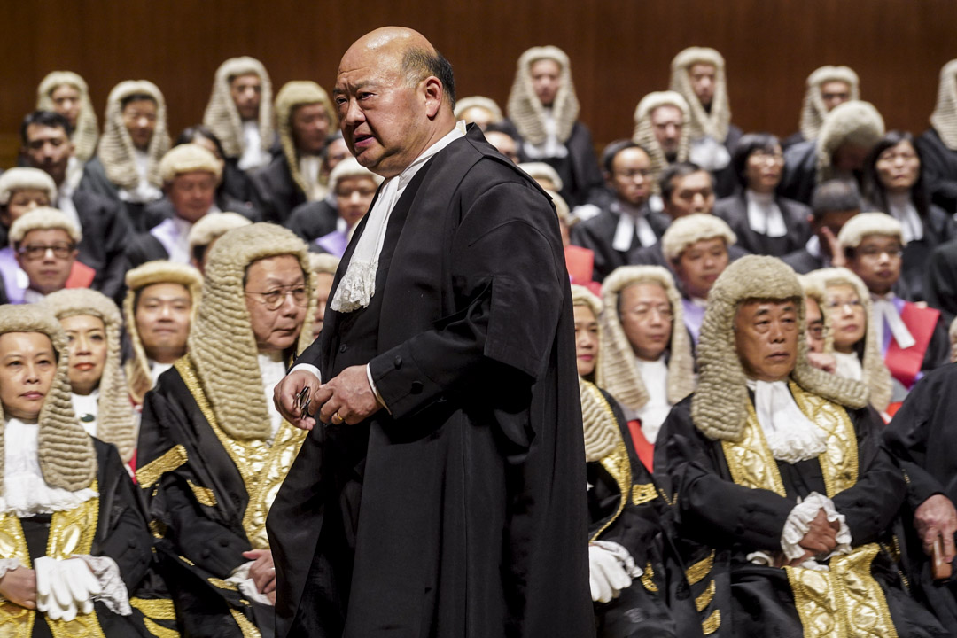 2020年1月13日,终审法院首席法官马道立于法律年度开启典礼发表演辞。